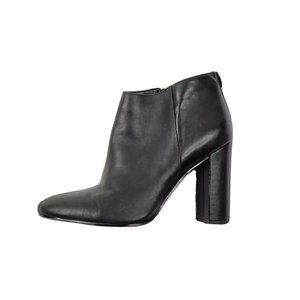 Sam Edelman Size 9.5 Black Leather Ankle Booties